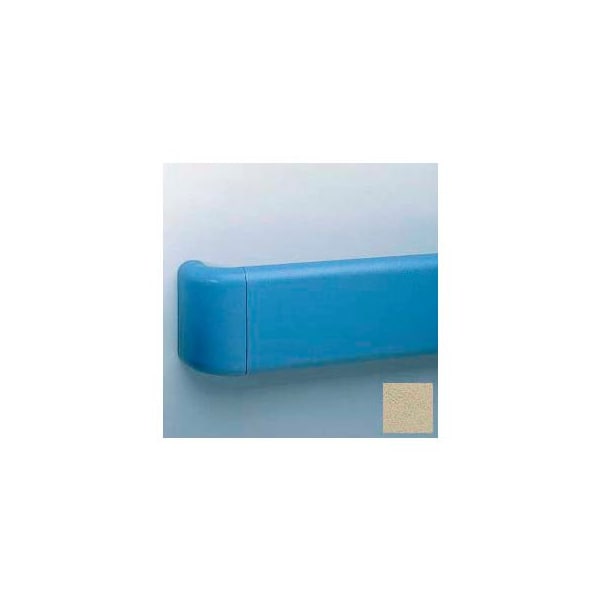 Pawling Heavy-Duty 5.5" Face Handrail/Wall Guard W/Reinforced Return & Retainer, 12' Long, Harvard Gy BR-530-12-483 - main